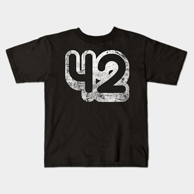 42 Kids T-Shirt by synaptyx